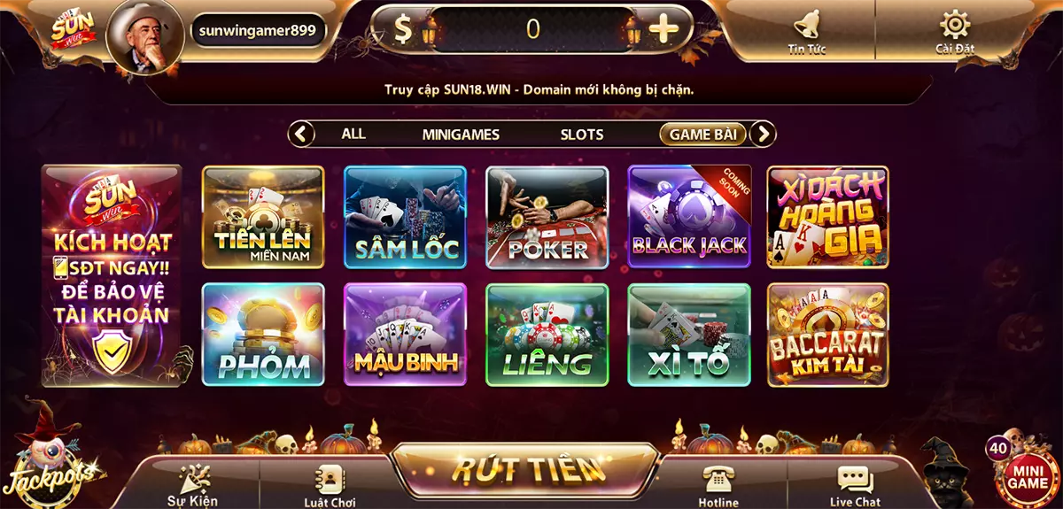 Giới thiệu game bài Sun Win