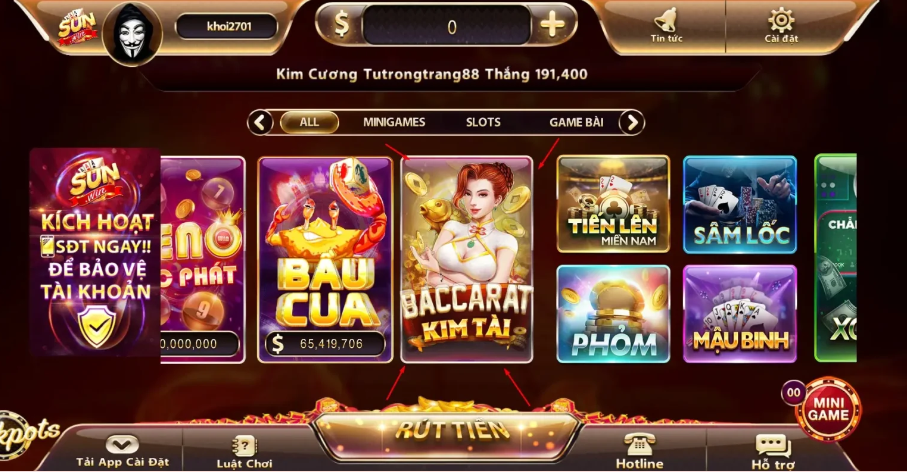 Cách chơi Baccarat kim tài tại Sunwin có gì đặc biệt?