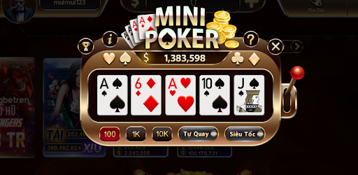 Cách chơi mini poker